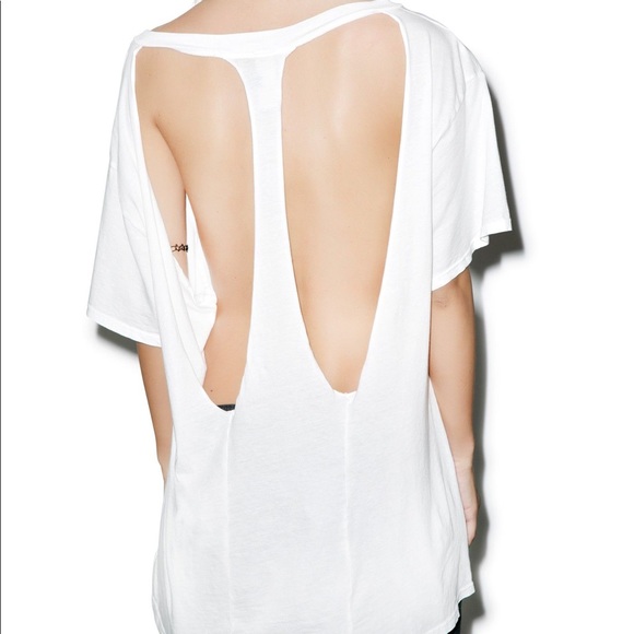 DOLLSKILL Black Backless Cutout Tee - Picture 5 of 5